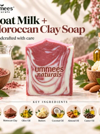Goat Milk + Moroccan Clay Cold Processed Soap